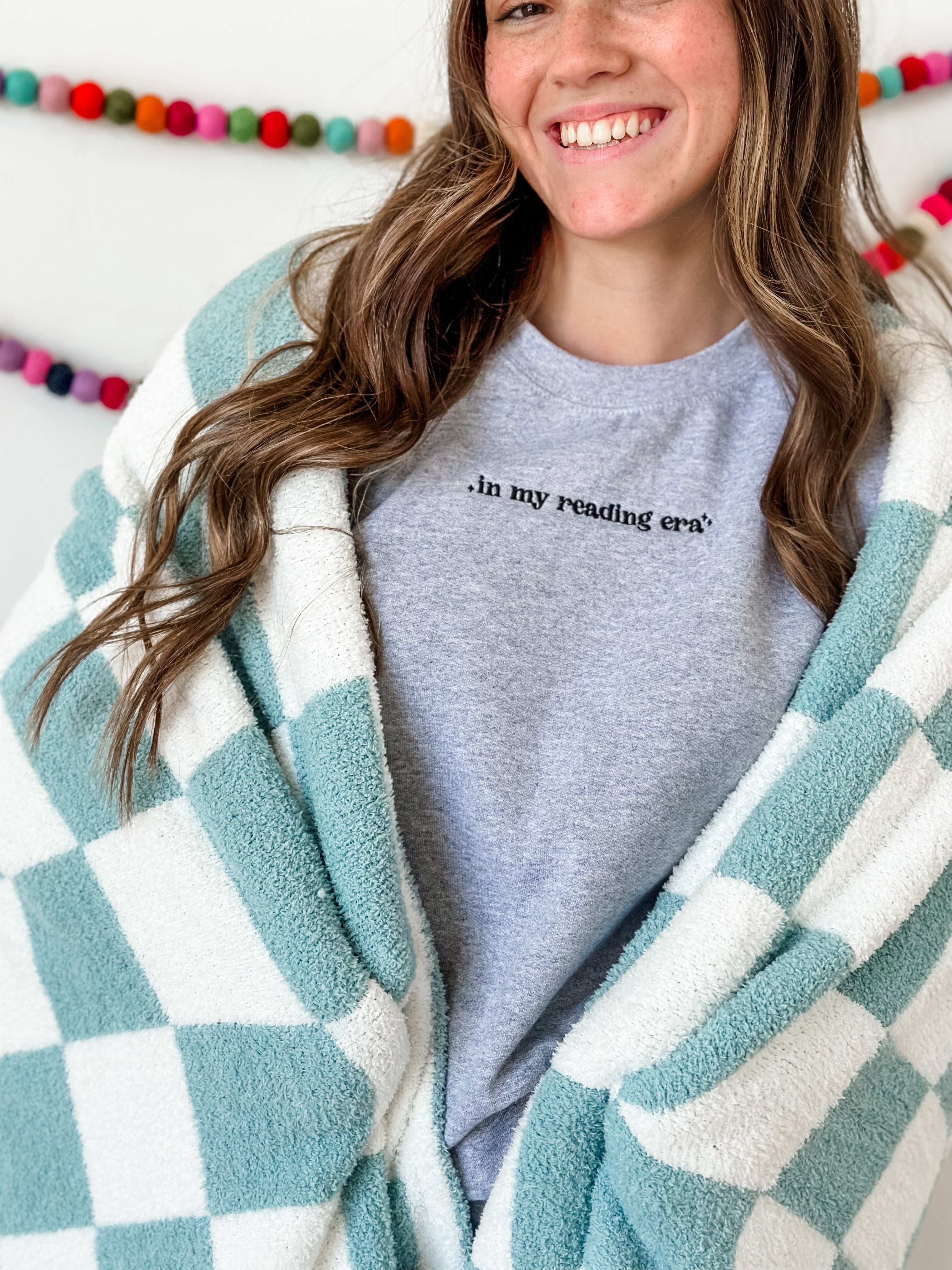 Embroidered Basic Fleece - In My Reading Era Little Mama Shirt Shop LLC