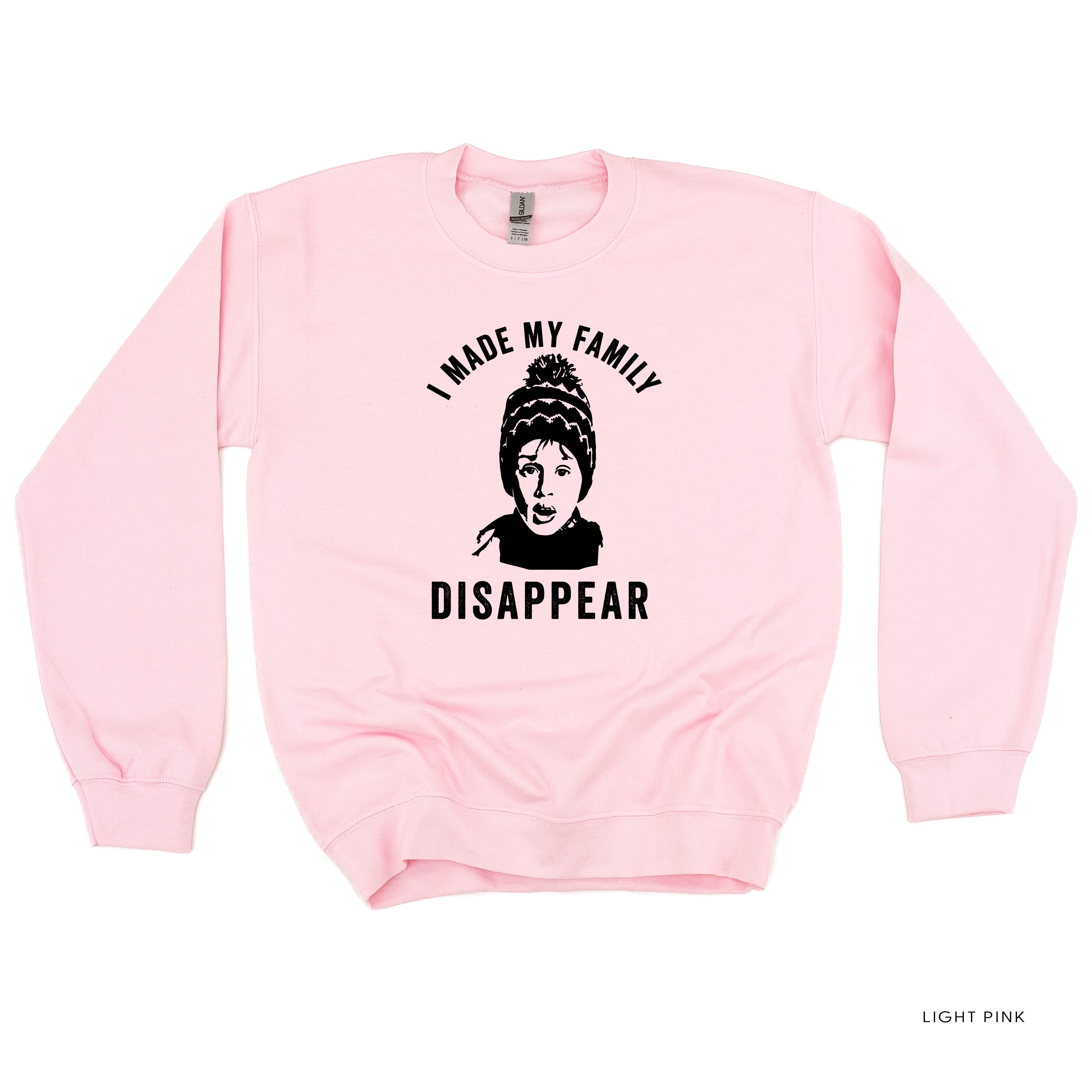 I Made My Family Disappear - BASIC Fleece Little Mama Shirt Shop LLC