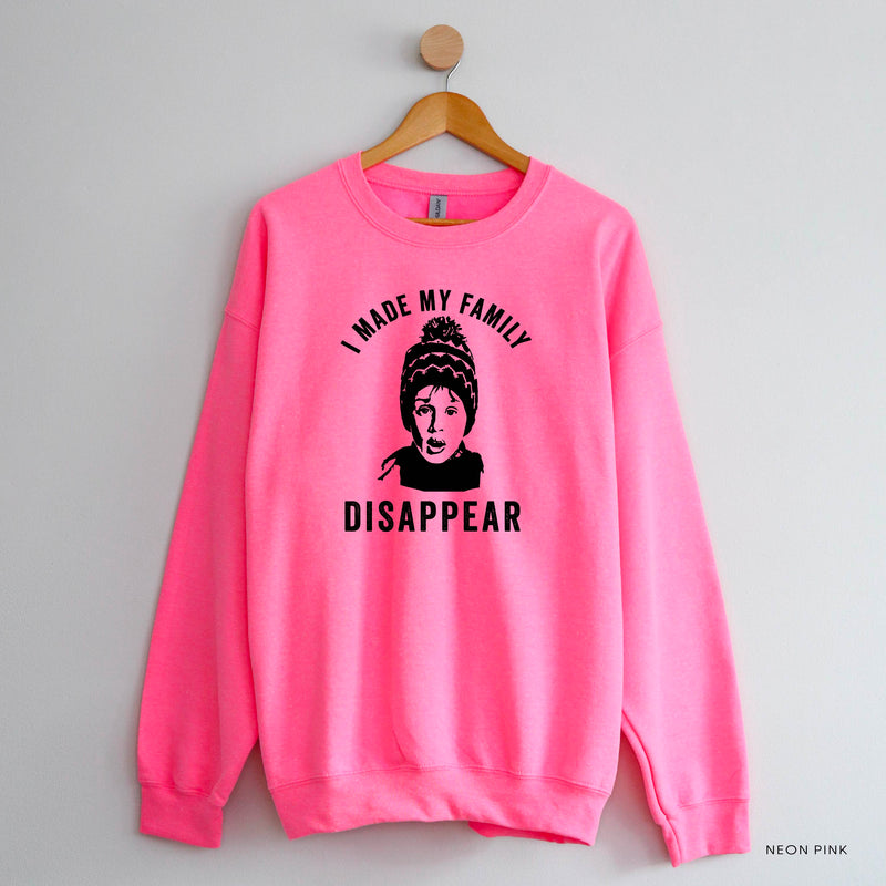 I Made My Family Disappear - BASIC Fleece