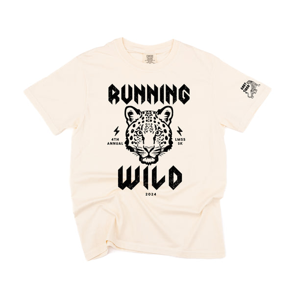 Comfort Colors Short Sleeve Tee - RUNNING WILD - 2024 5K Registration and Race Day Shirt