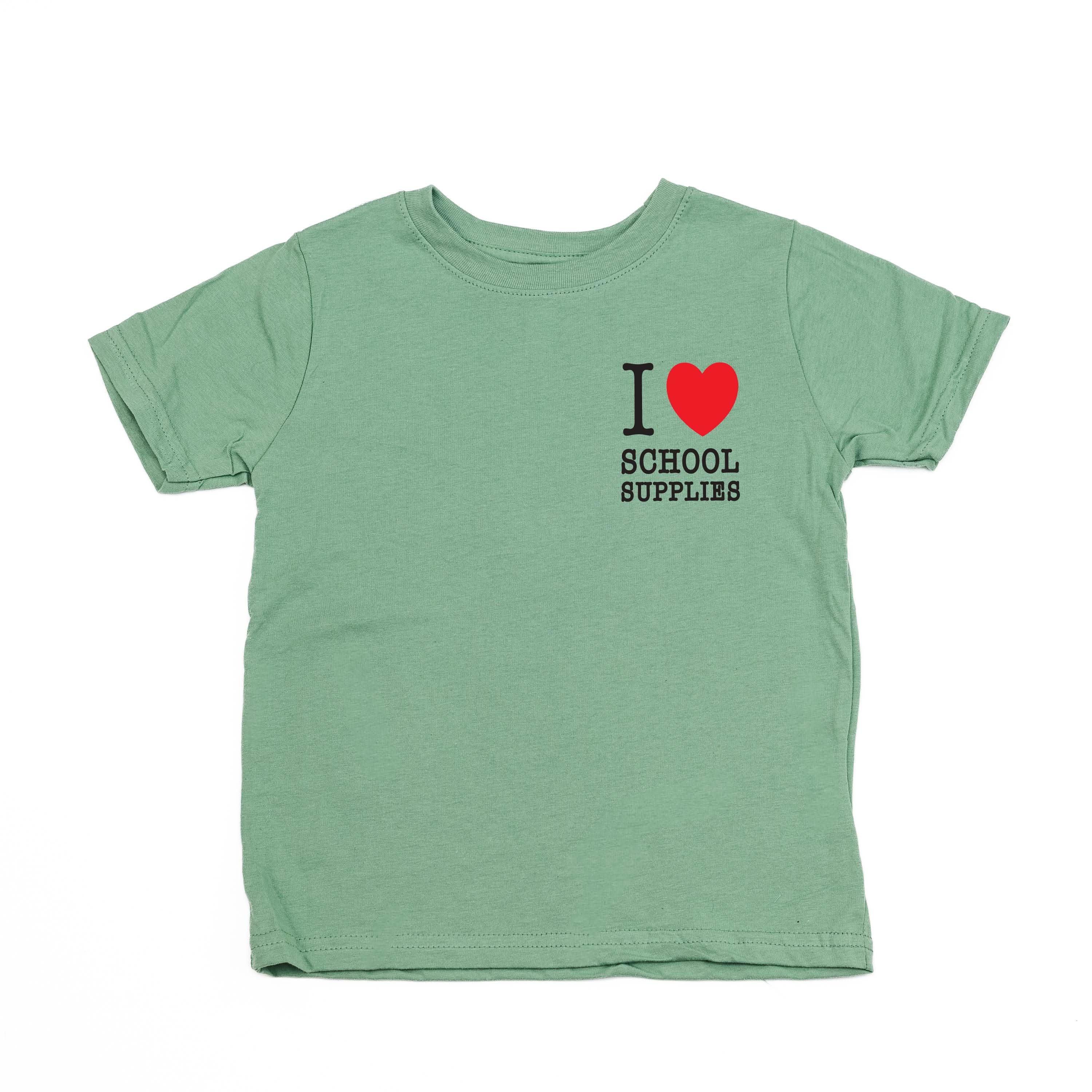 I ♥ School Supplies - Child Tee Little Mama Shirt Shop