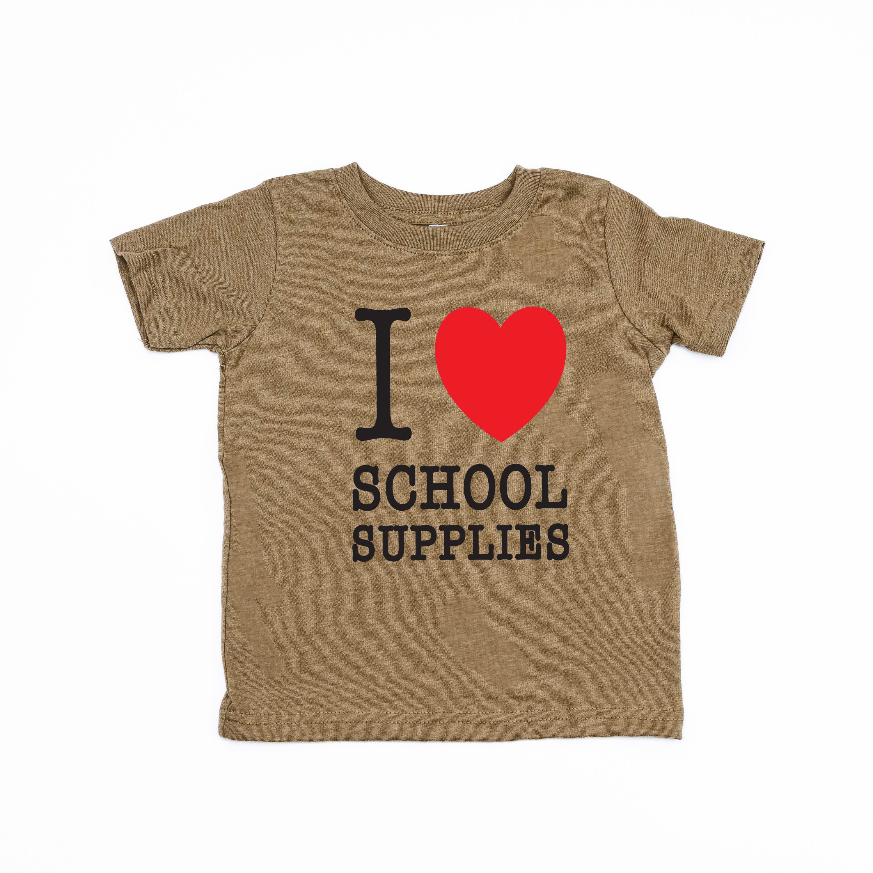 I ♥ School Supplies - Child Tee Little Mama Shirt Shop