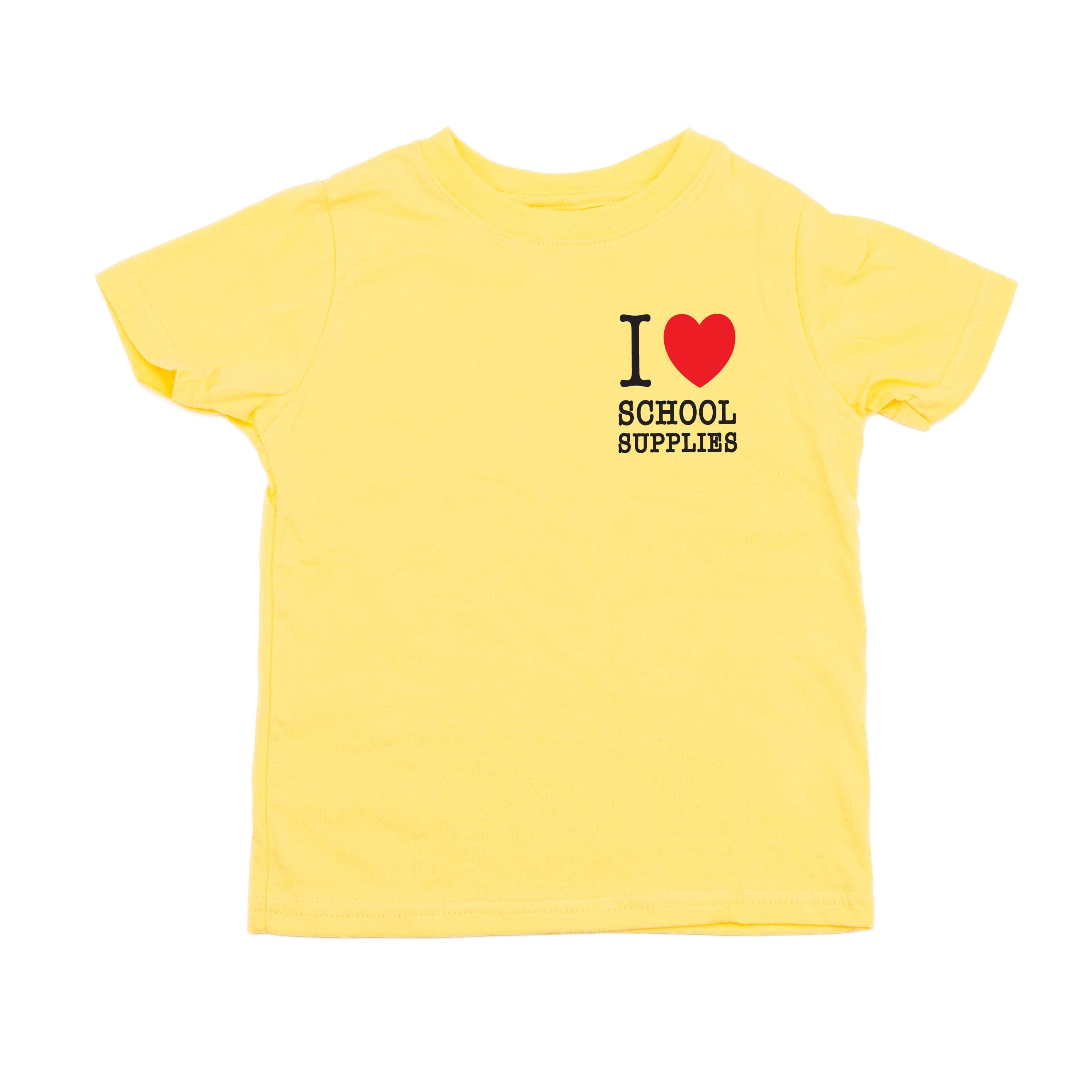 I ♥ School Supplies - Child Tee Little Mama Shirt Shop