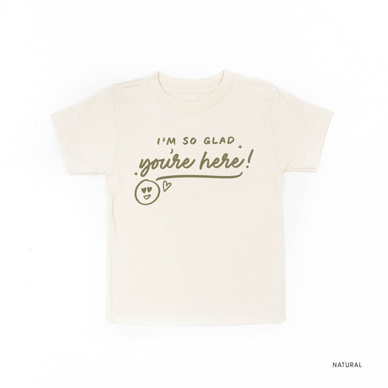 I'm So Glad You're Here! - TONE ON TONE - Short Sleeve Child Shirt