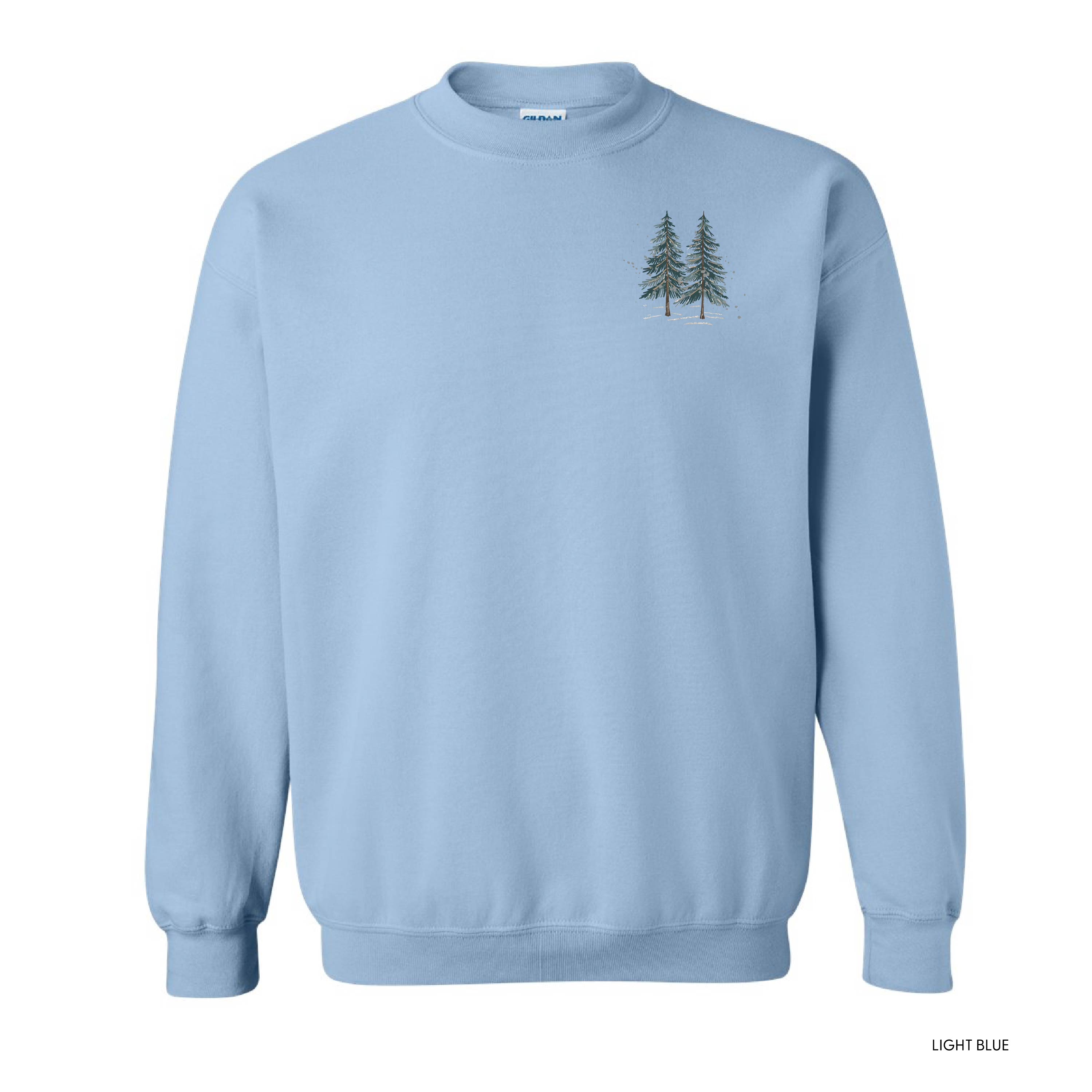 In My Heart Is A Christmas Tree Farm (pf&b) - BASIC Fleece Little Mama Shirt Shop LLC