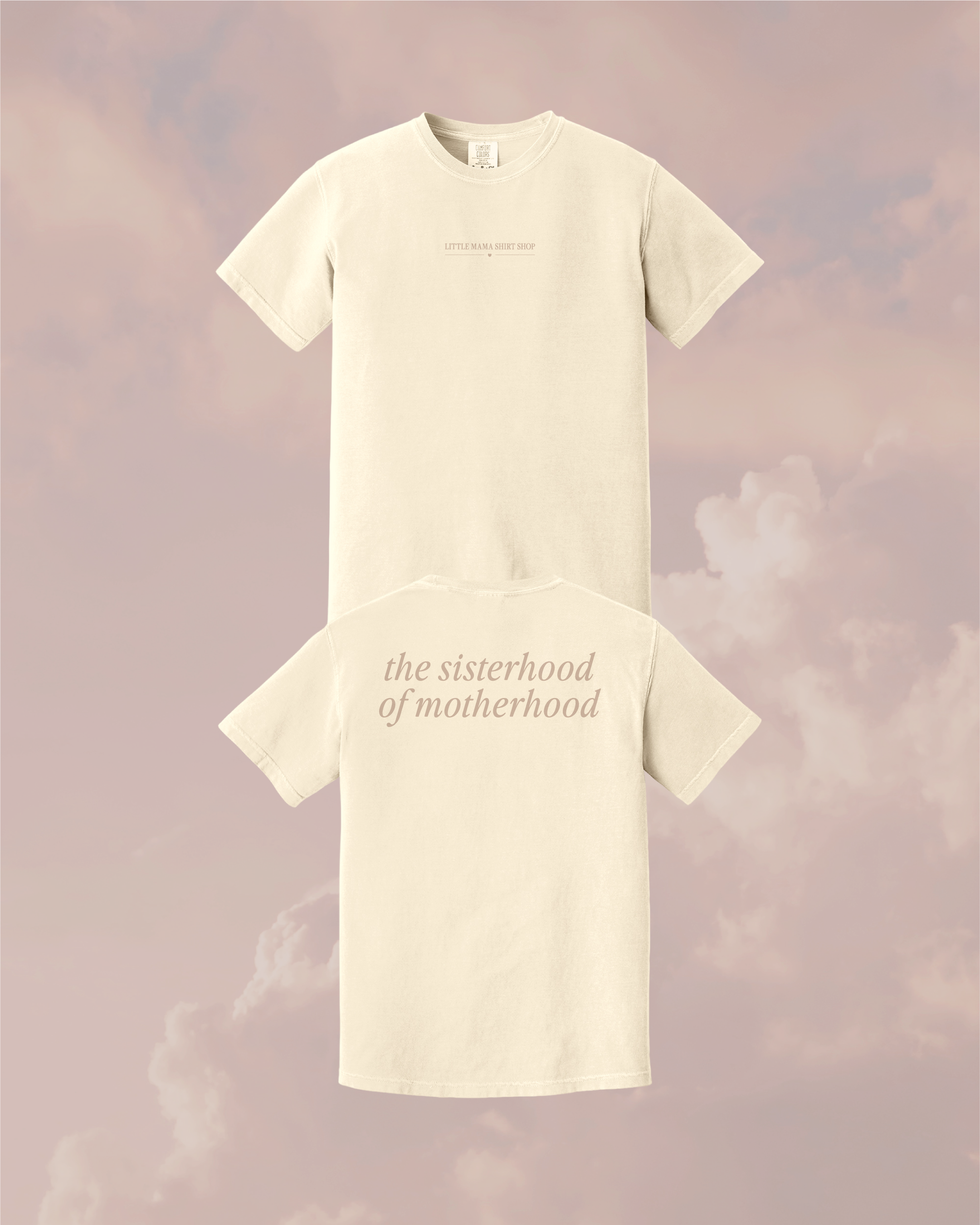 LMSS Glow Up Logo Tee - Comfort Colors | Little Mama Shirt Shop Little Mama Shirt Shop LLC