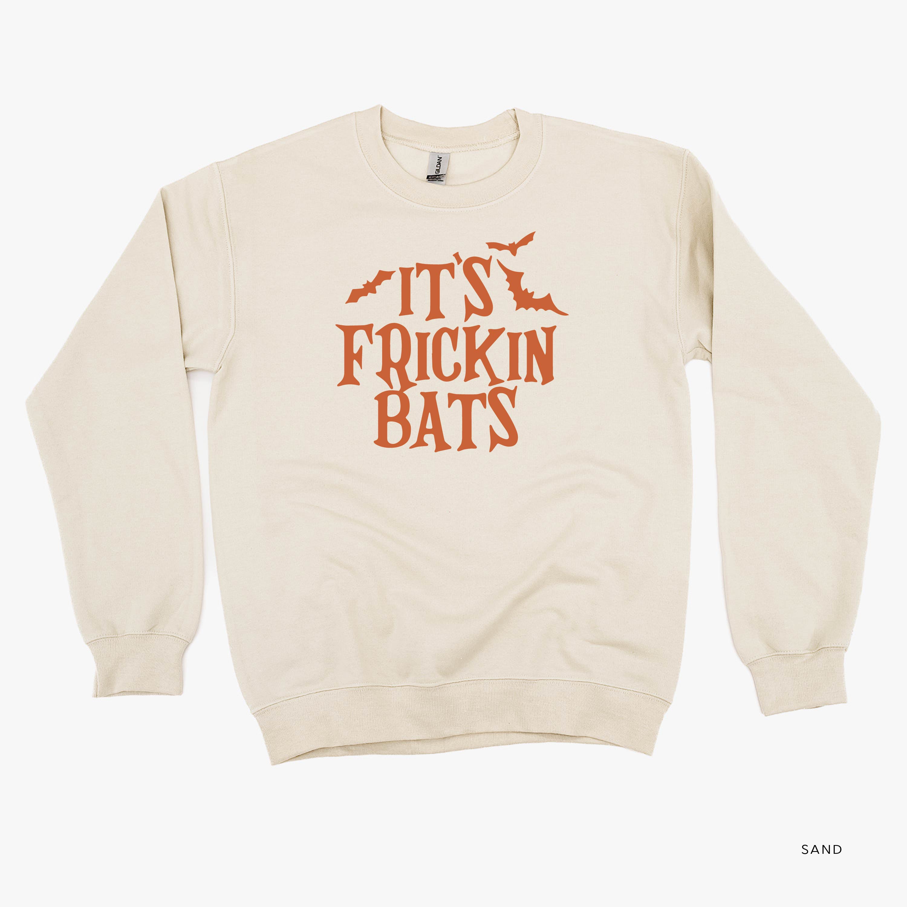 It's Frickin Bats - Basic Fleece Crewneck Little Mama Shirt Shop LLC