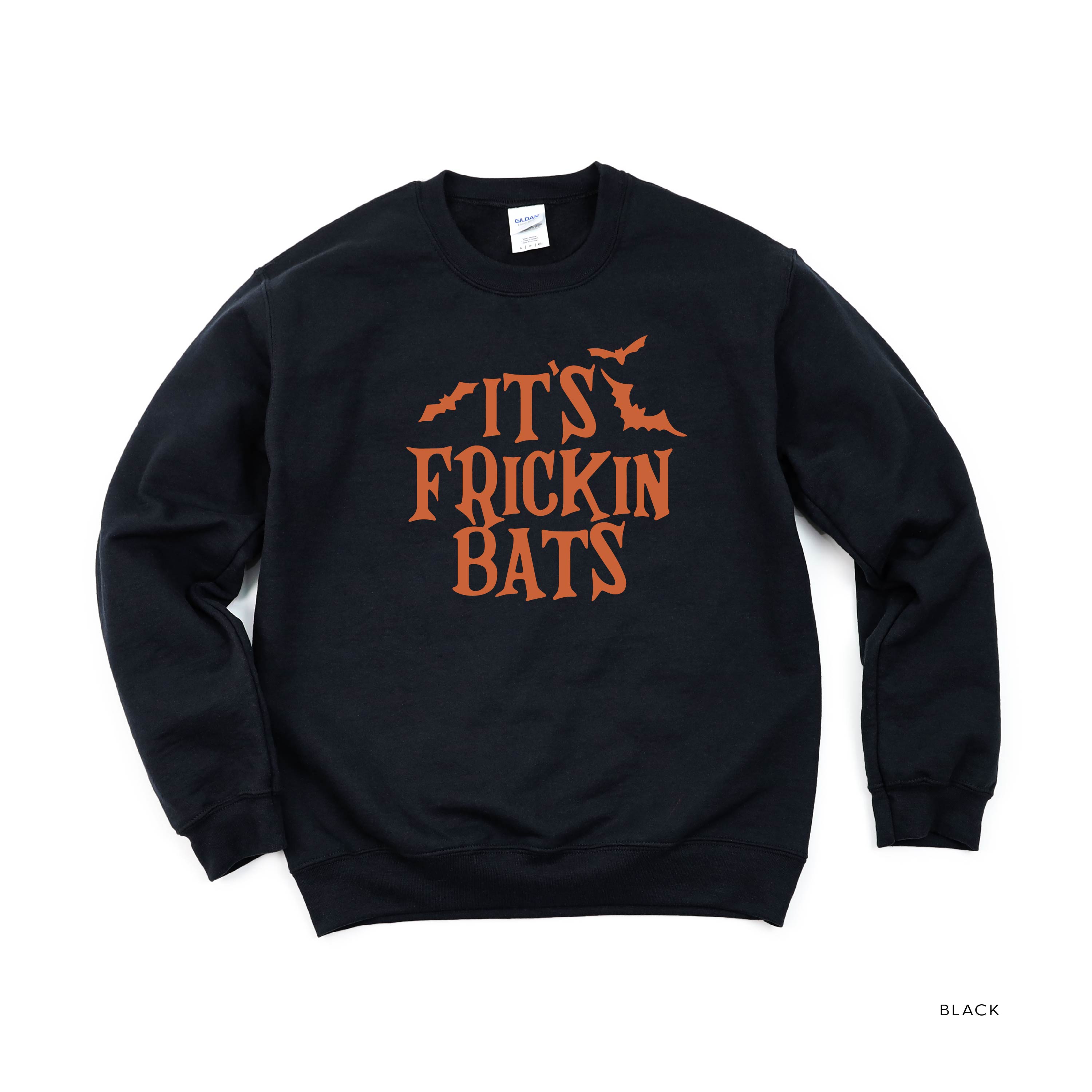 It's Frickin Bats - Basic Fleece Crewneck Little Mama Shirt Shop LLC