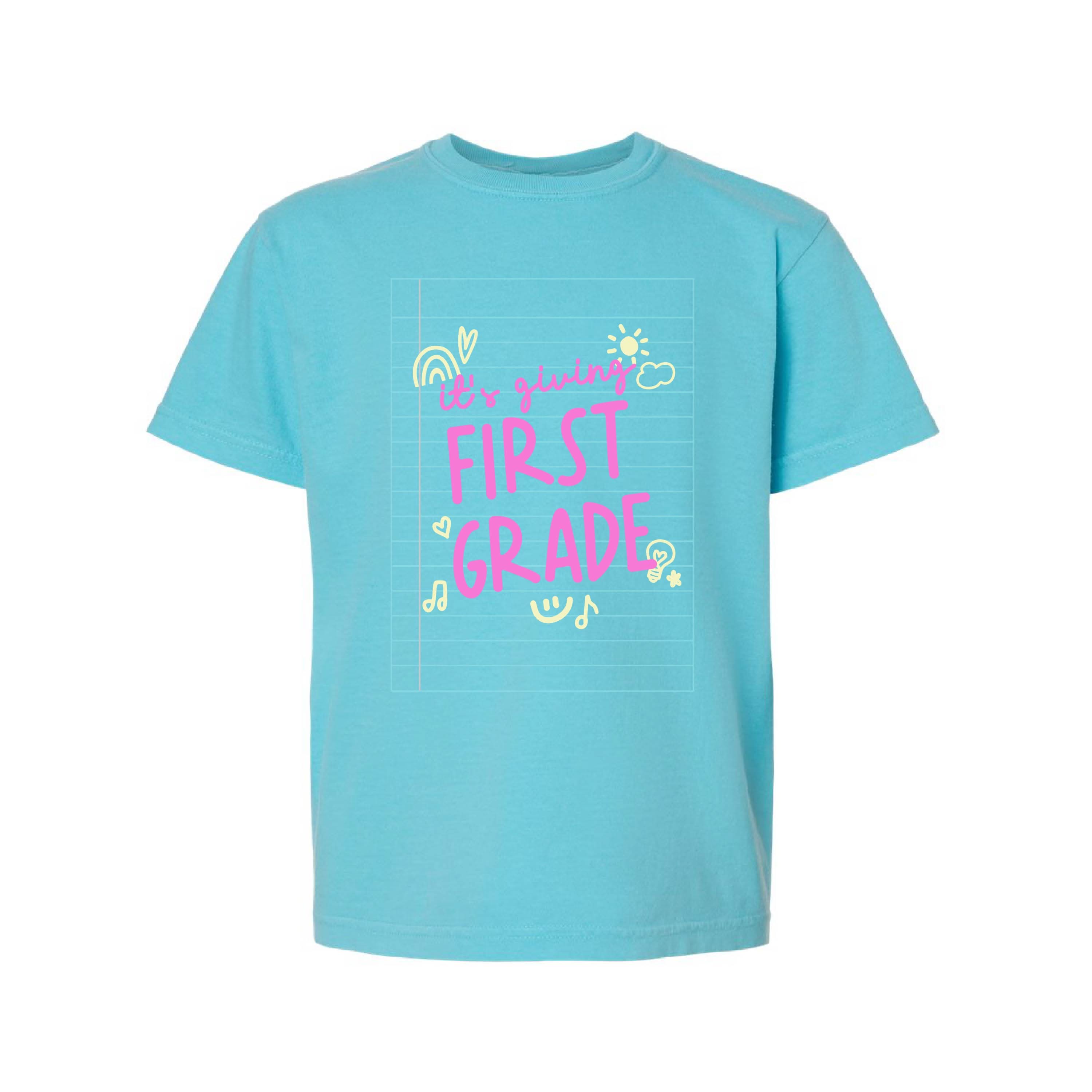 It's Giving (Choose Your Grade) - YOUTH Comfort Colors Tee Little Mama Shirt Shop