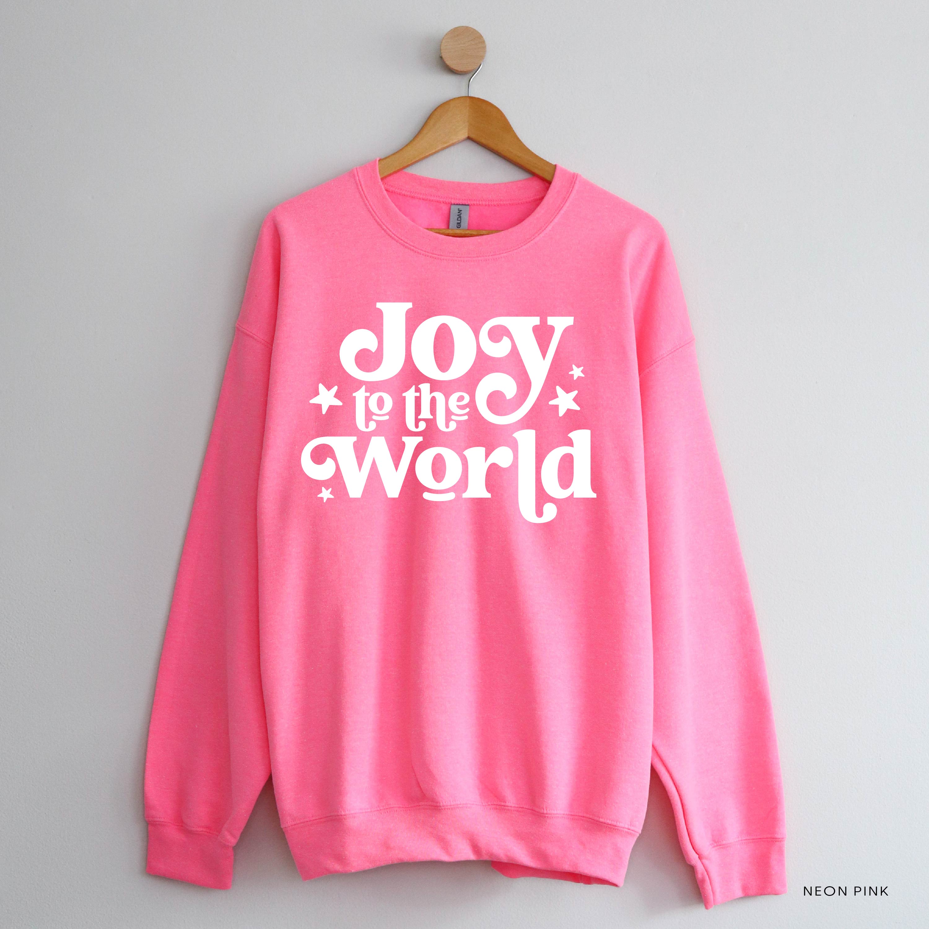 Joy To The World - BASIC Fleece Little Mama Shirt Shop LLC