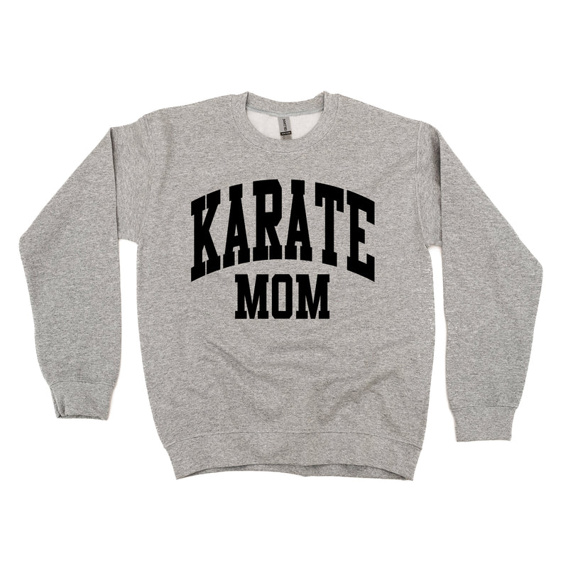 Varsity Style - KARATE MOM - BASIC FLEECE CREWNECK