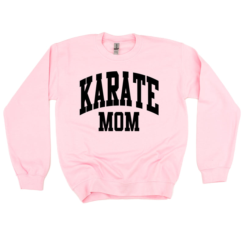 Varsity Style - KARATE MOM - BASIC FLEECE CREWNECK