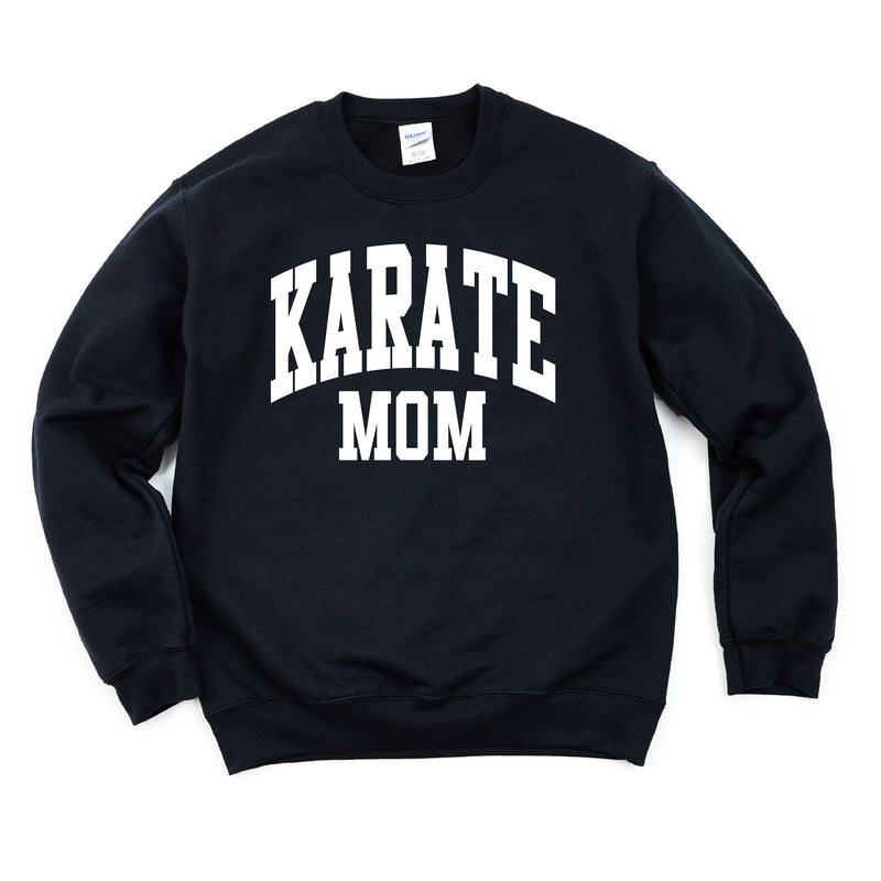 Varsity Style - KARATE MOM - BASIC FLEECE CREWNECK