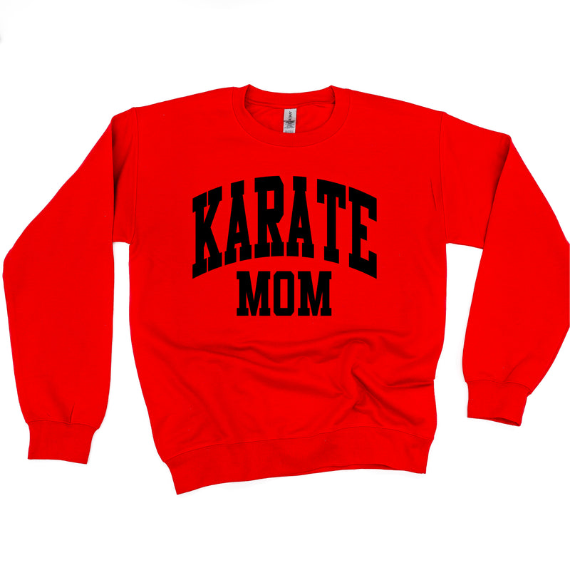 Varsity Style - KARATE MOM - BASIC FLEECE CREWNECK