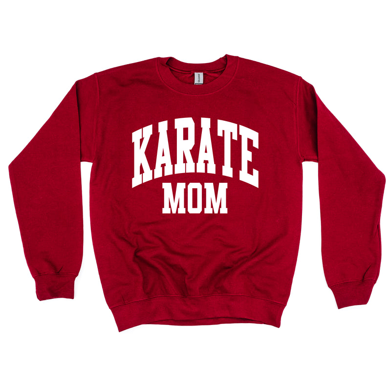 Varsity Style - KARATE MOM - BASIC FLEECE CREWNECK