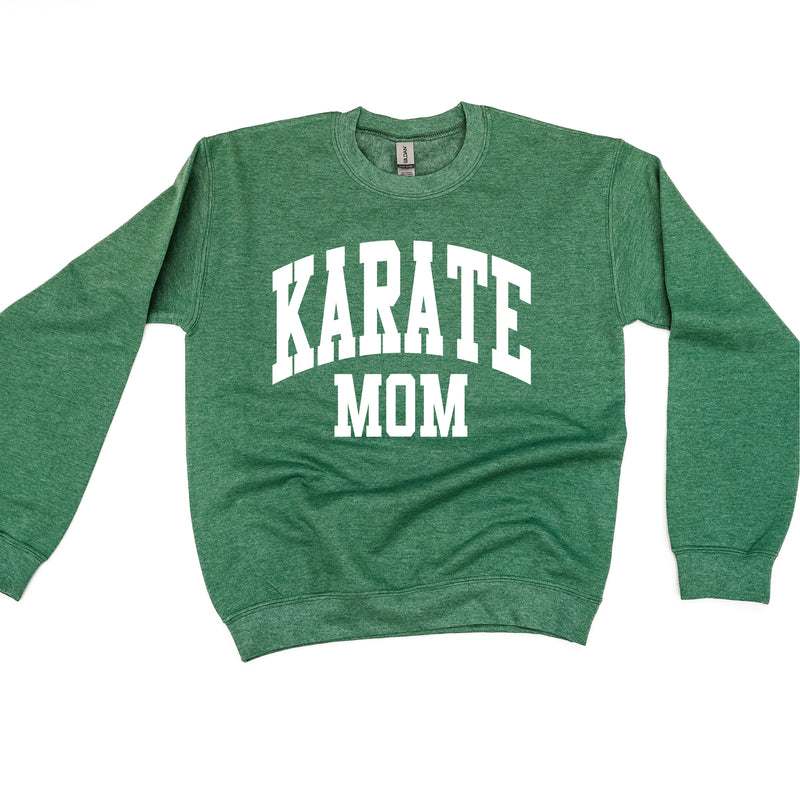 Varsity Style - KARATE MOM - BASIC FLEECE CREWNECK