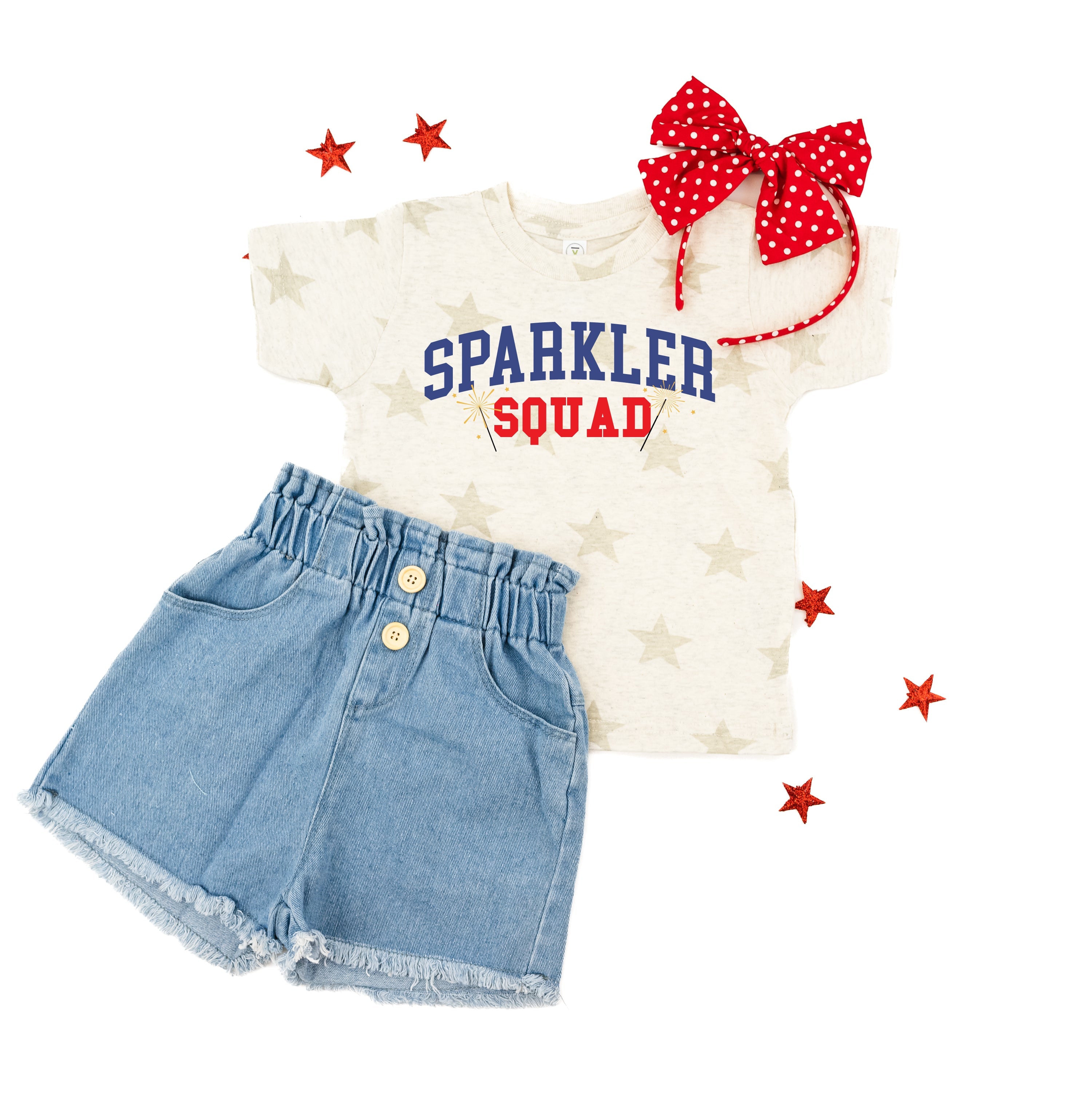 Sparkler Squad - Child STAR Tee Little Mama Shirt Shop