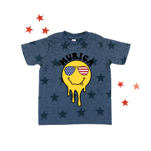 'Murica Smiley - Short Sleeve STAR Child Shirt
