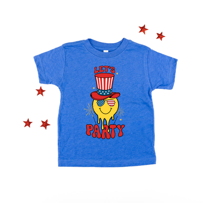 Let's Party - Smiley - Short Sleeve Child Shirt