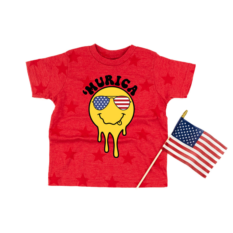 'Murica Smiley - Short Sleeve STAR Child Shirt