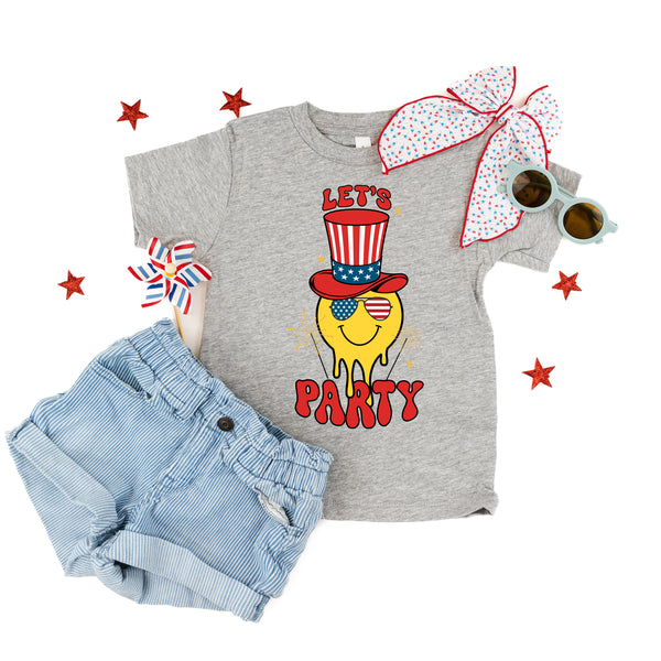 Let's Party - Smiley - Short Sleeve Child Shirt