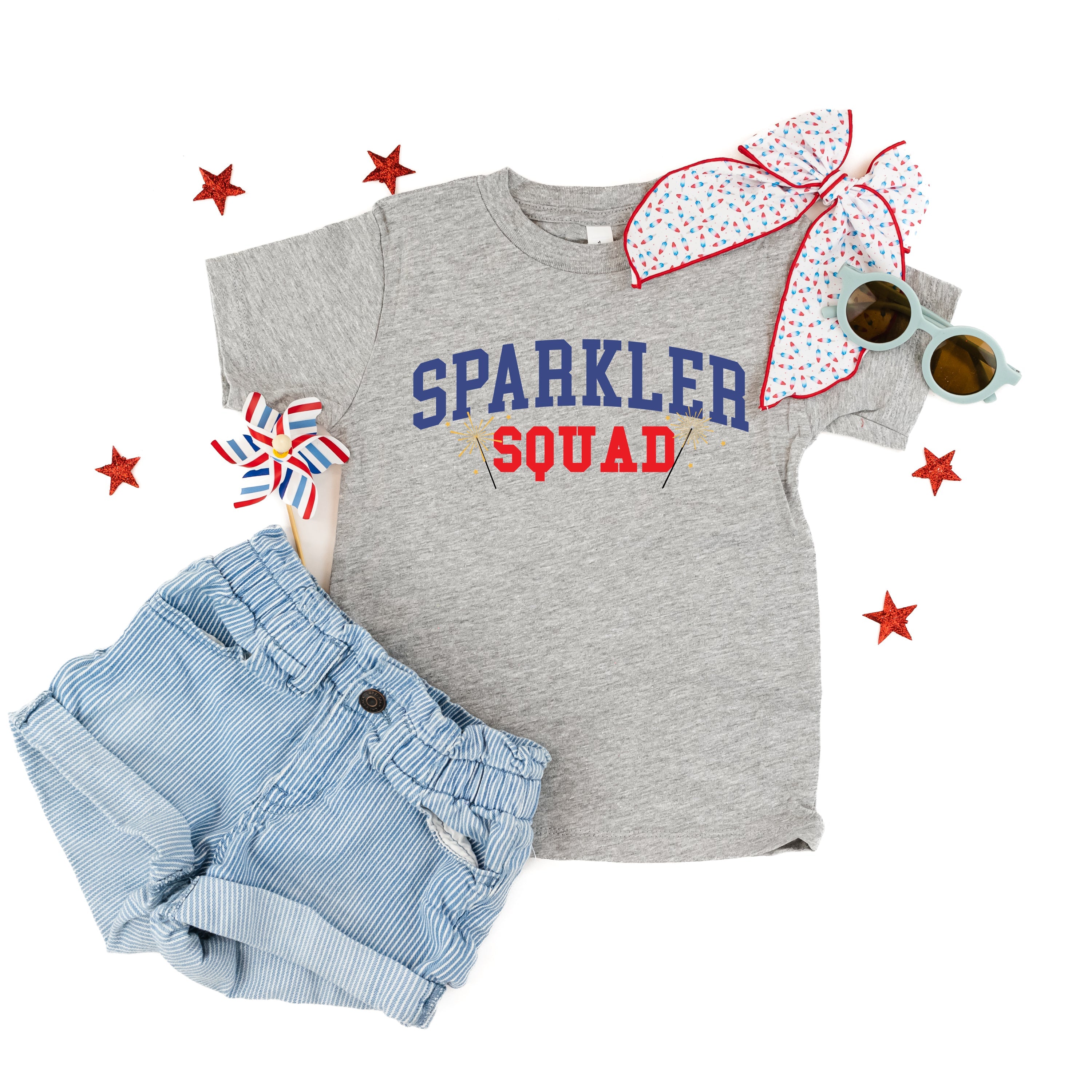 Sparkler Squad - Child Tee Little Mama Shirt Shop