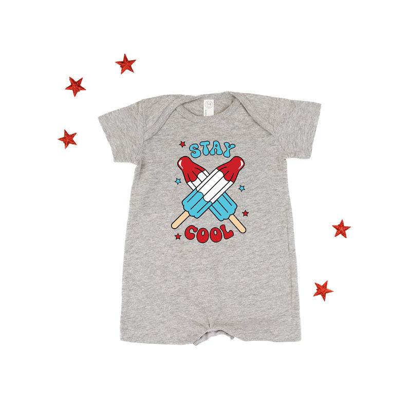 Stay Cool - Popsicles - Short Sleeve / Shorts - One Piece Baby Romper