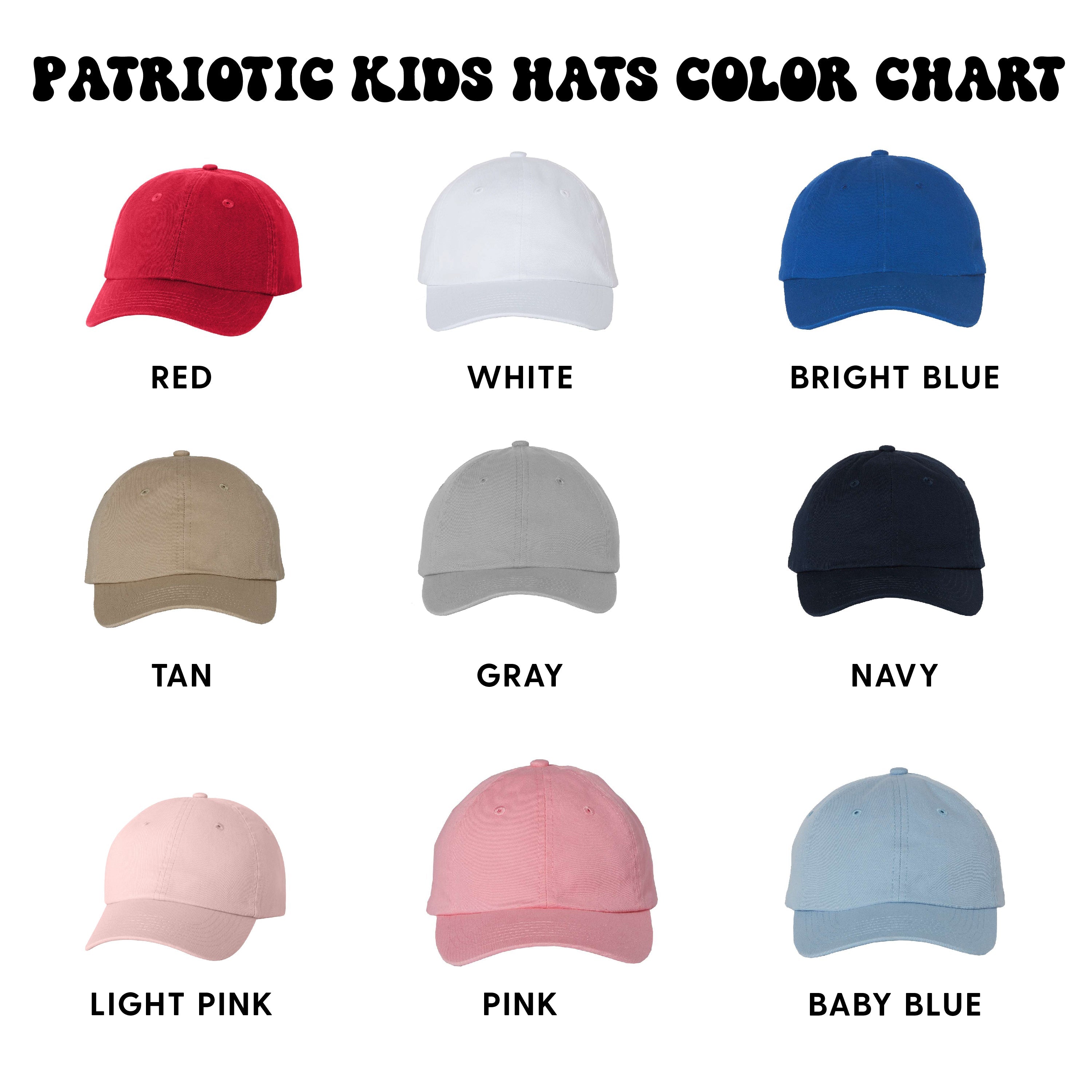 America Est. 1776 - Child Size - Baseball Cap Little Mama Shirt Shop