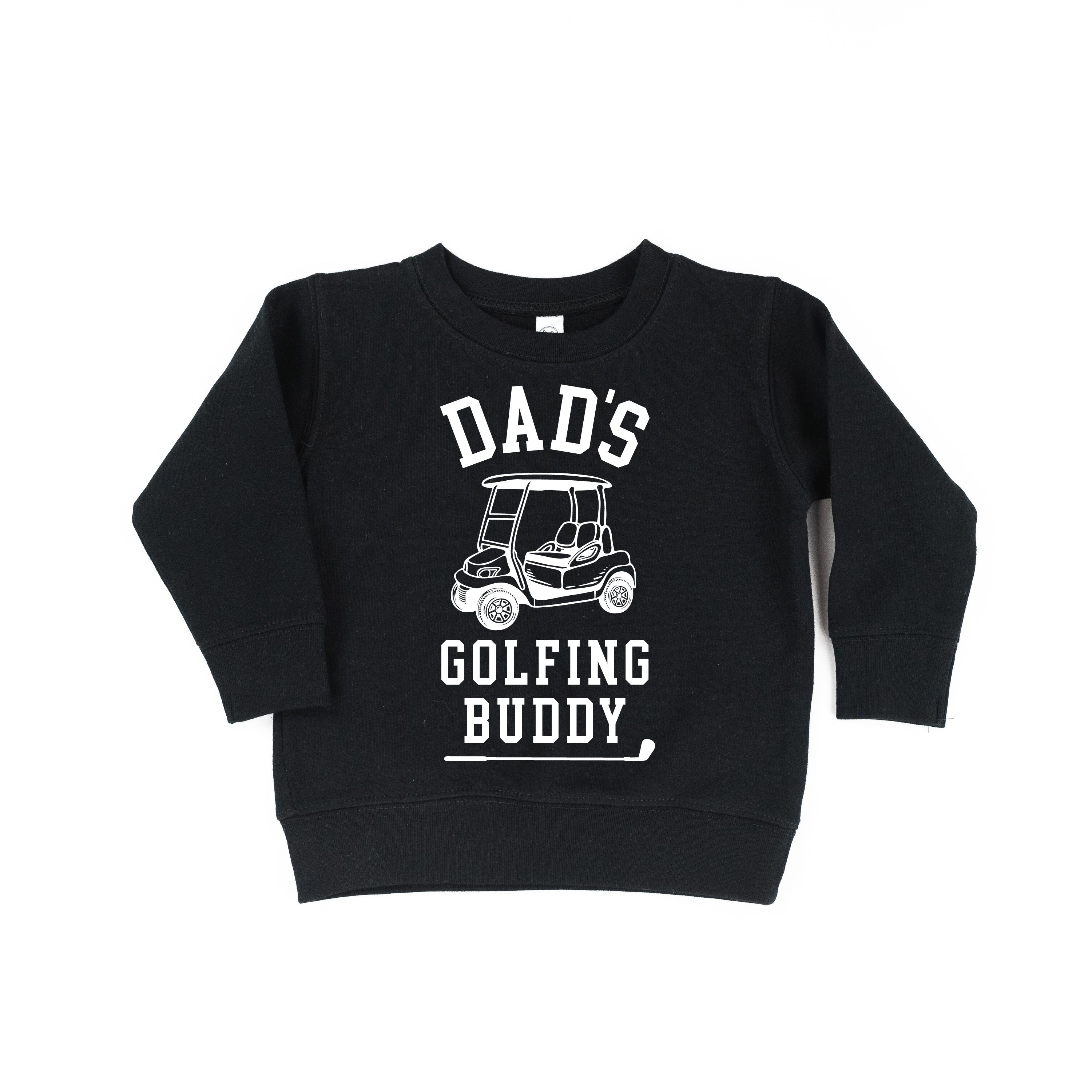 Dad's Golfing Buddy - Child Sweater Little Mama Shirt Shop