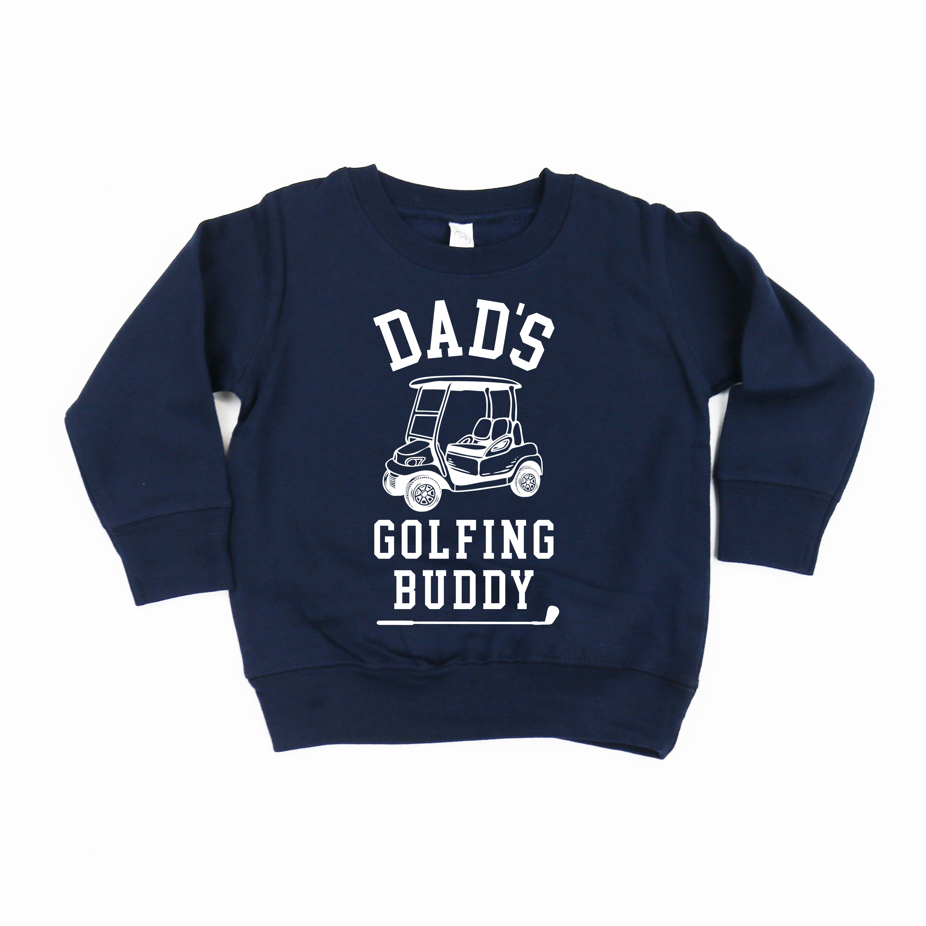 Dad's Golfing Buddy - Child Sweater Little Mama Shirt Shop