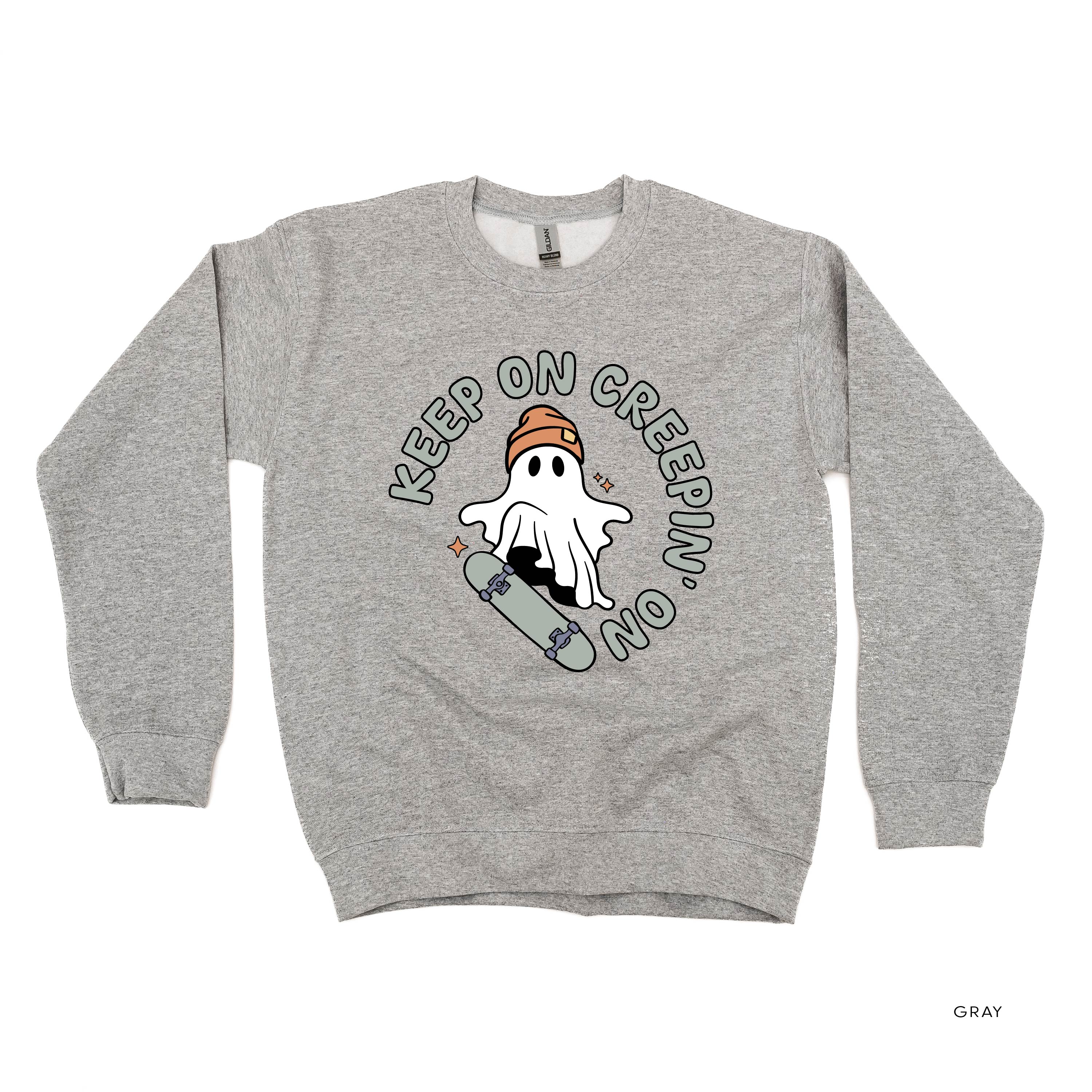 Keep On Creepin' On - Basic Fleece Crewneck Little Mama Shirt Shop LLC