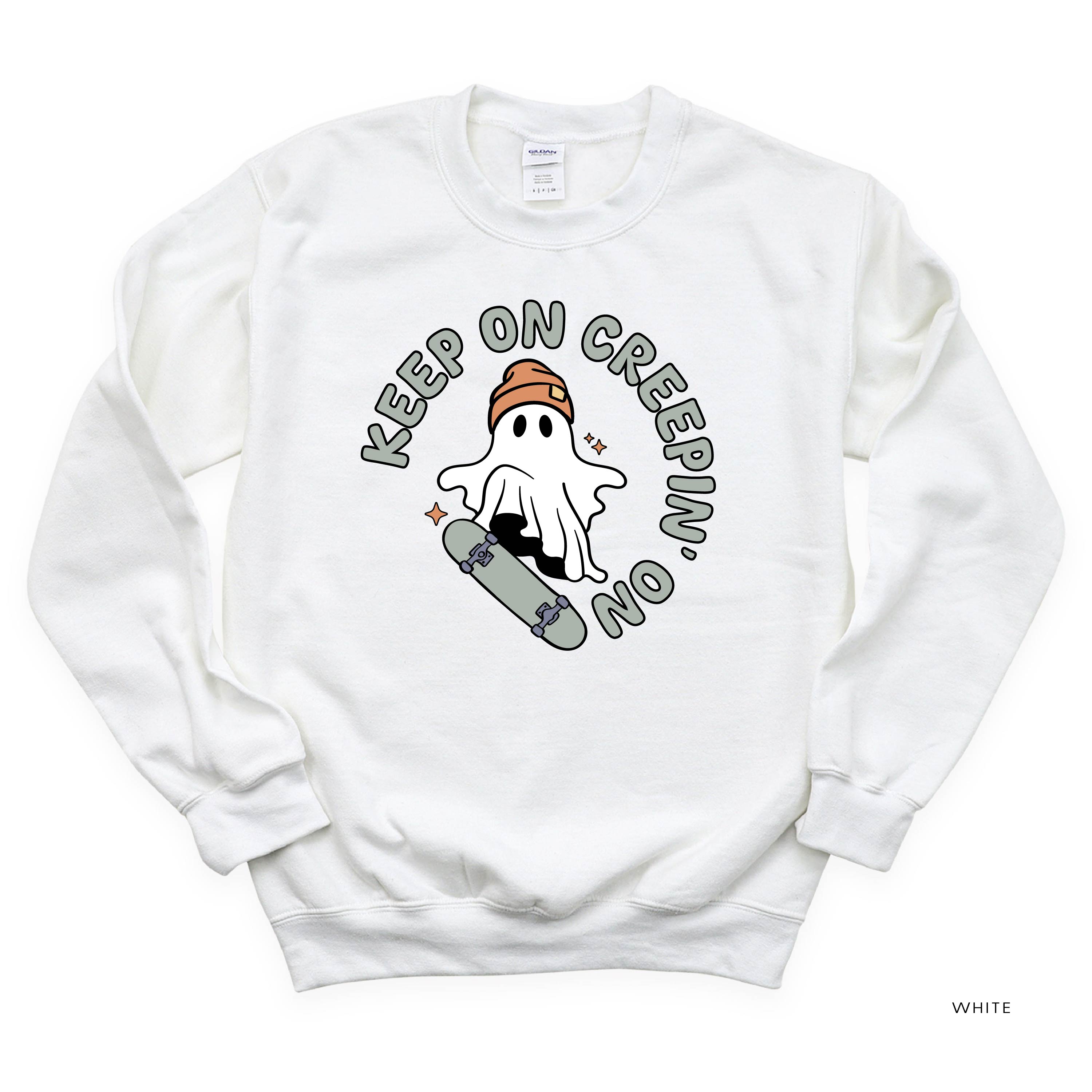 Keep On Creepin' On - Basic Fleece Crewneck Little Mama Shirt Shop LLC