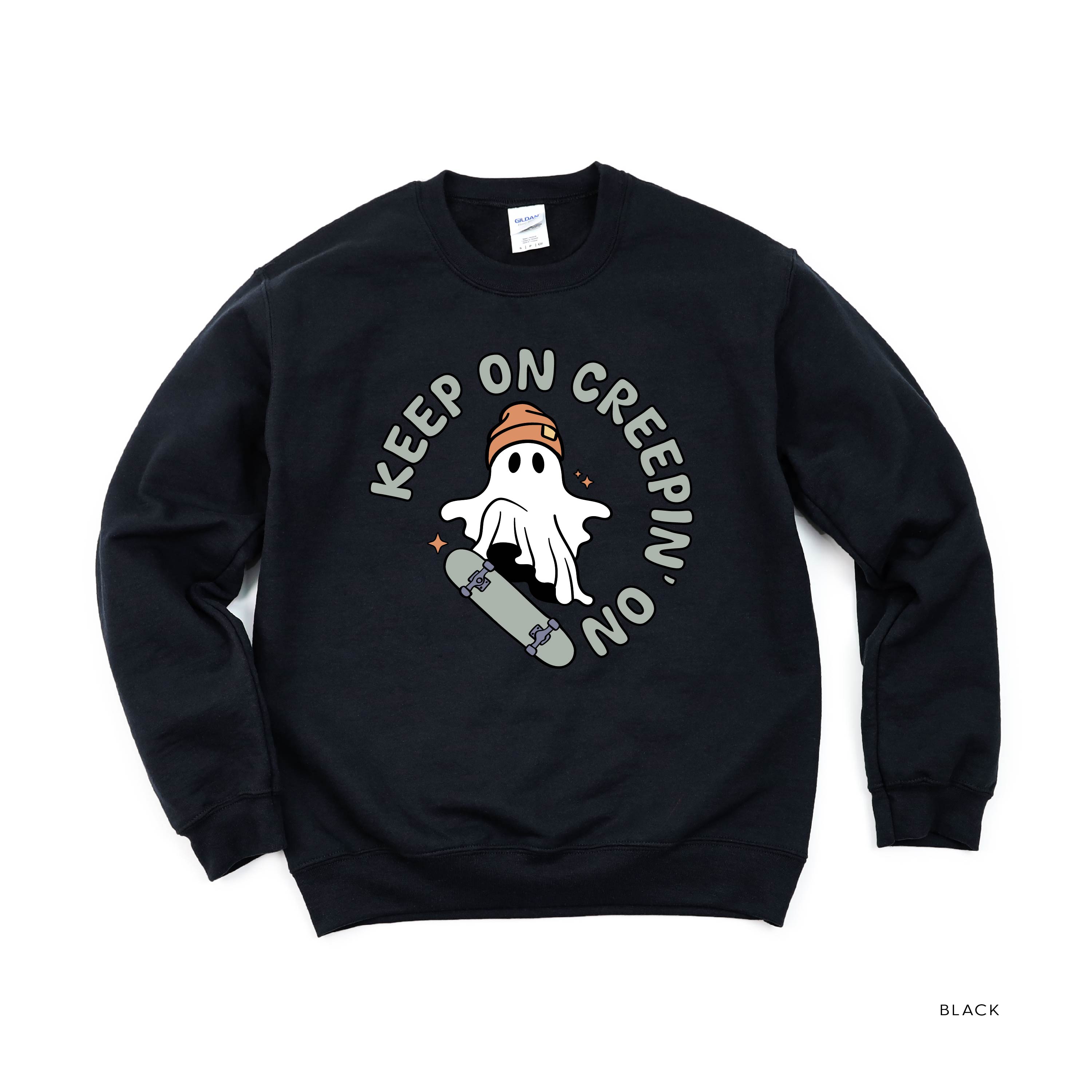 Keep On Creepin' On - Basic Fleece Crewneck Little Mama Shirt Shop LLC