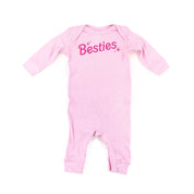 Besties (Barbie Party) - One Piece Baby Sleeper Little Mama Shirt Shop