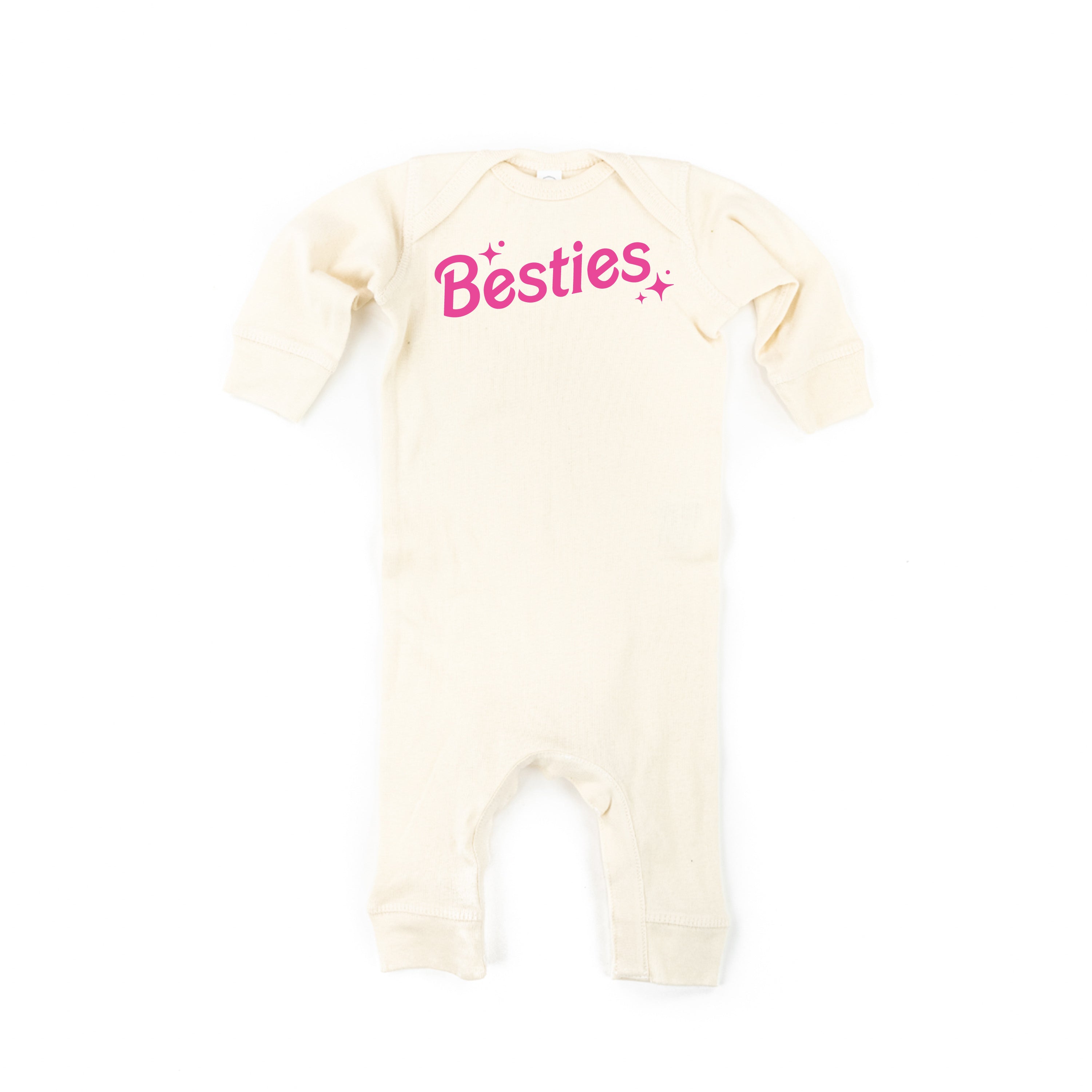 Besties (Barbie Party) - One Piece Baby Sleeper Little Mama Shirt Shop