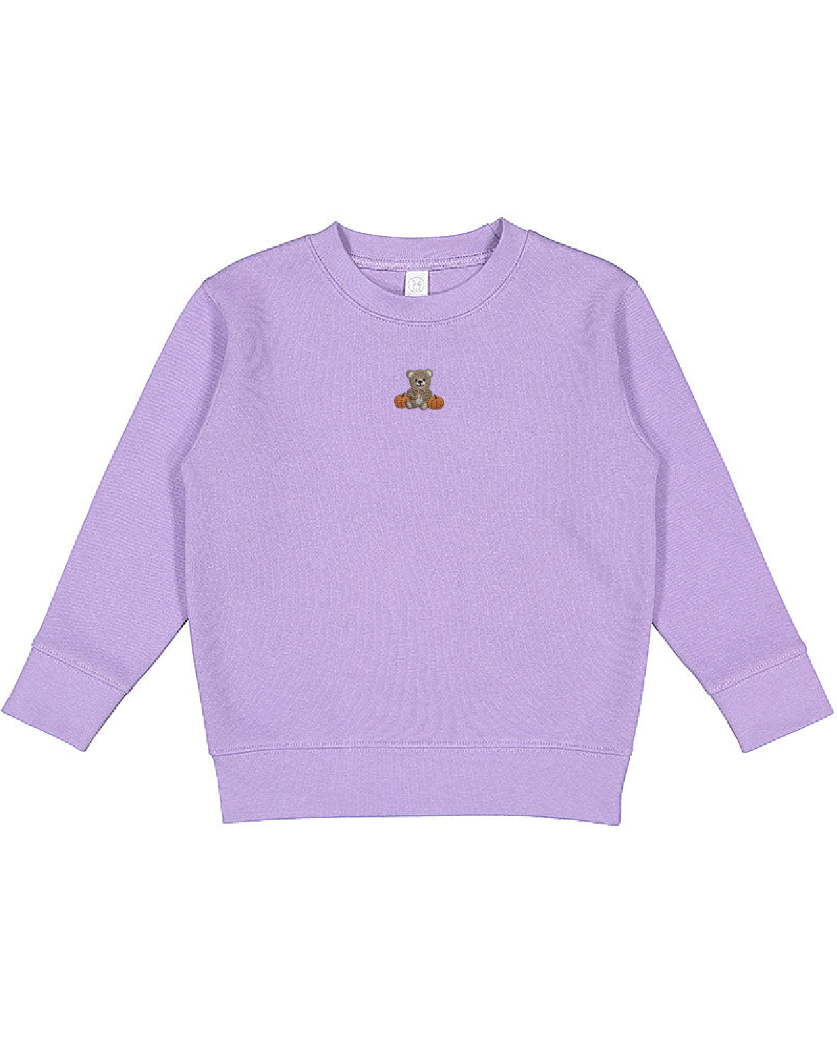 Embroidered Child Sweater - Fall Teddy Bear (center) Little Mama Shirt Shop