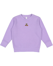 Embroidered Child Sweater - Fall Teddy Bear (center) Little Mama Shirt Shop