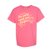 The World Needs Your Kindness - YOUTH Comfort Colors Tee Little Mama Shirt Shop