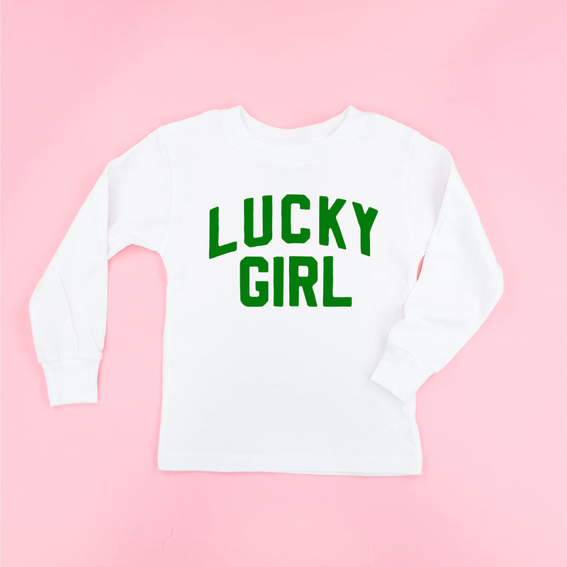 Arched LUCKY GIRL - Long Sleeve Child Shirt