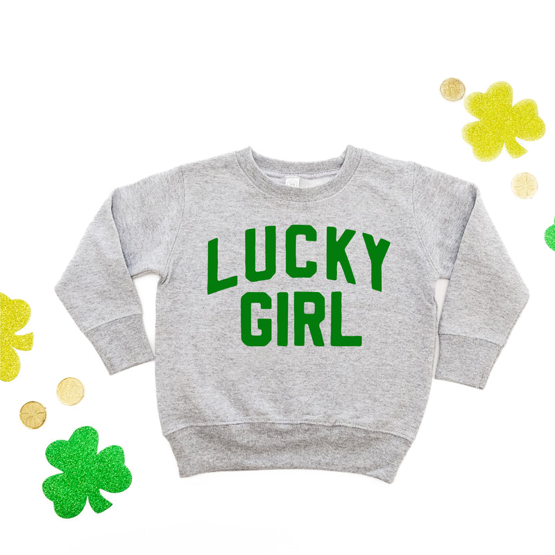 Arched LUCKY GIRL - Child Sweater