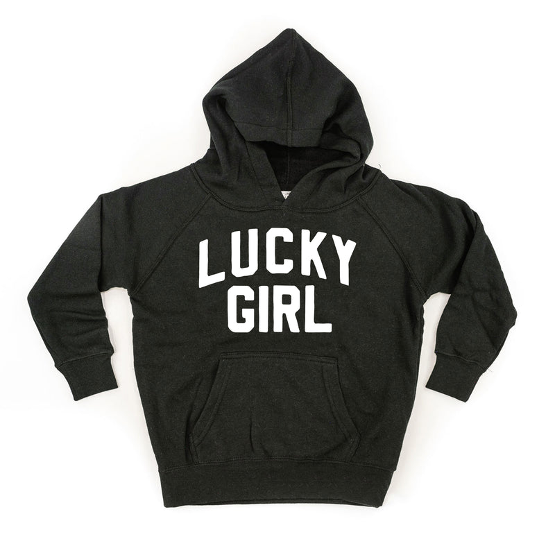 Arched LUCKY GIRL - Child Hoodie