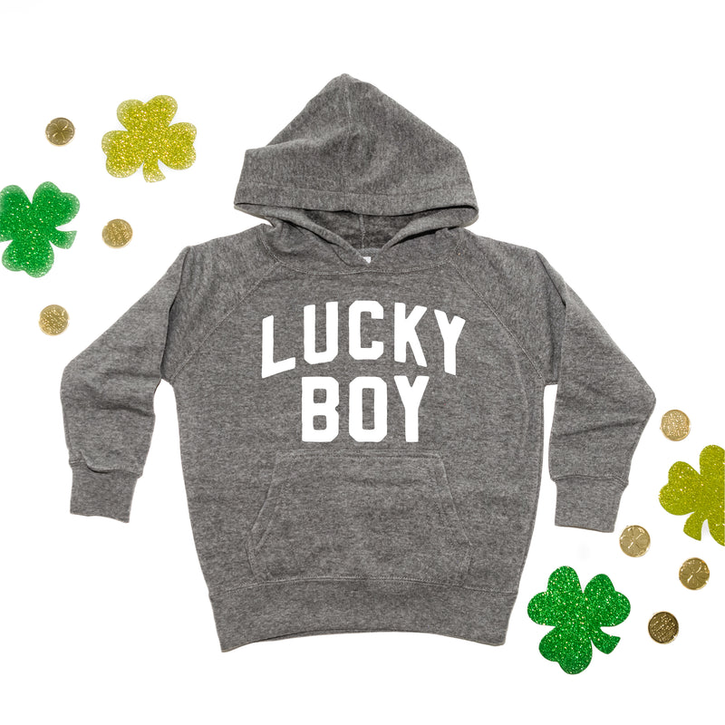 Arched LUCKY BOY - Child Hoodie