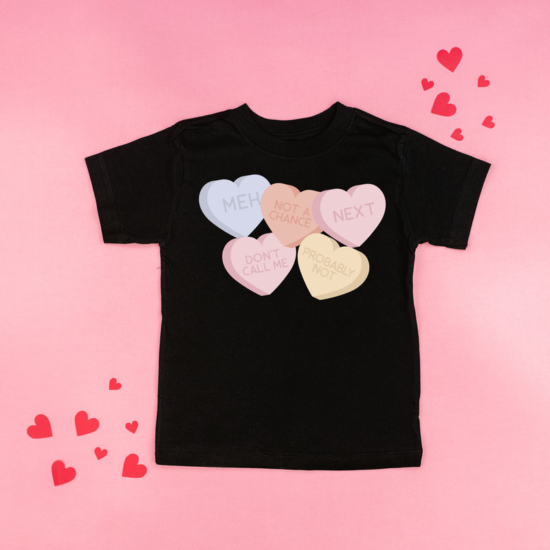 Meh - Conversation Hearts - Child Tee