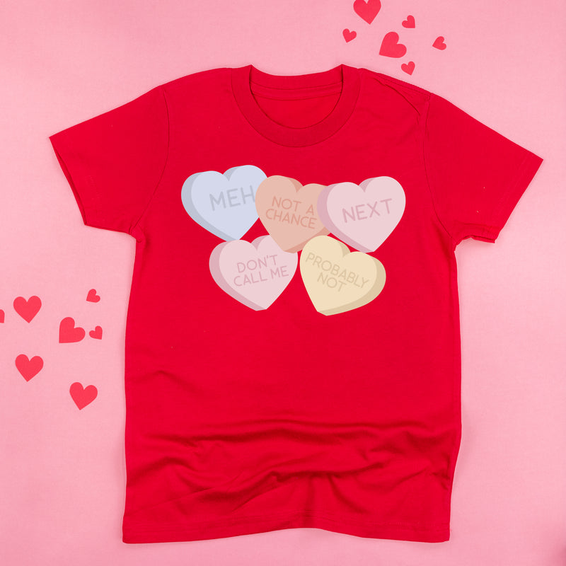 Meh - Conversation Hearts - Child Tee