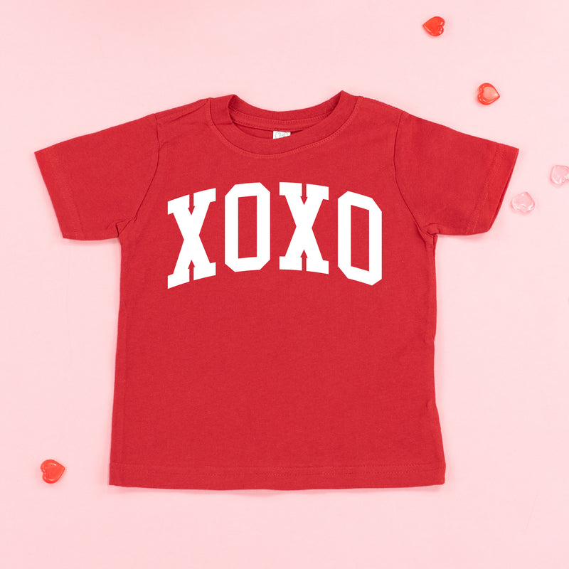 Arched XOXO - Varsity - Child Tee