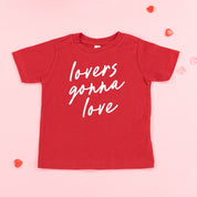 Lovers Gonna Love - Cursive - Child Tee Little Mama Shirt Shop