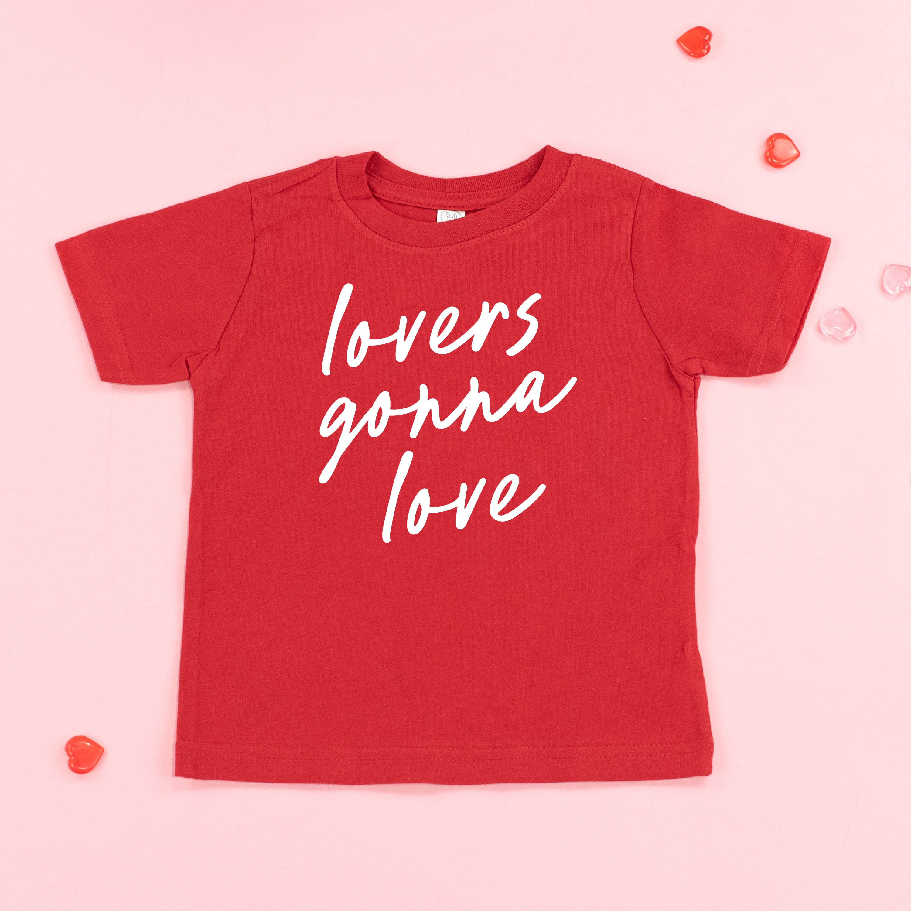 Lovers Gonna Love - Cursive - Child Tee Little Mama Shirt Shop
