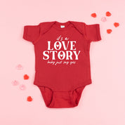It's A Love Story Baby Just Say Yes - Child Tee Little Mama Shirt Shop
