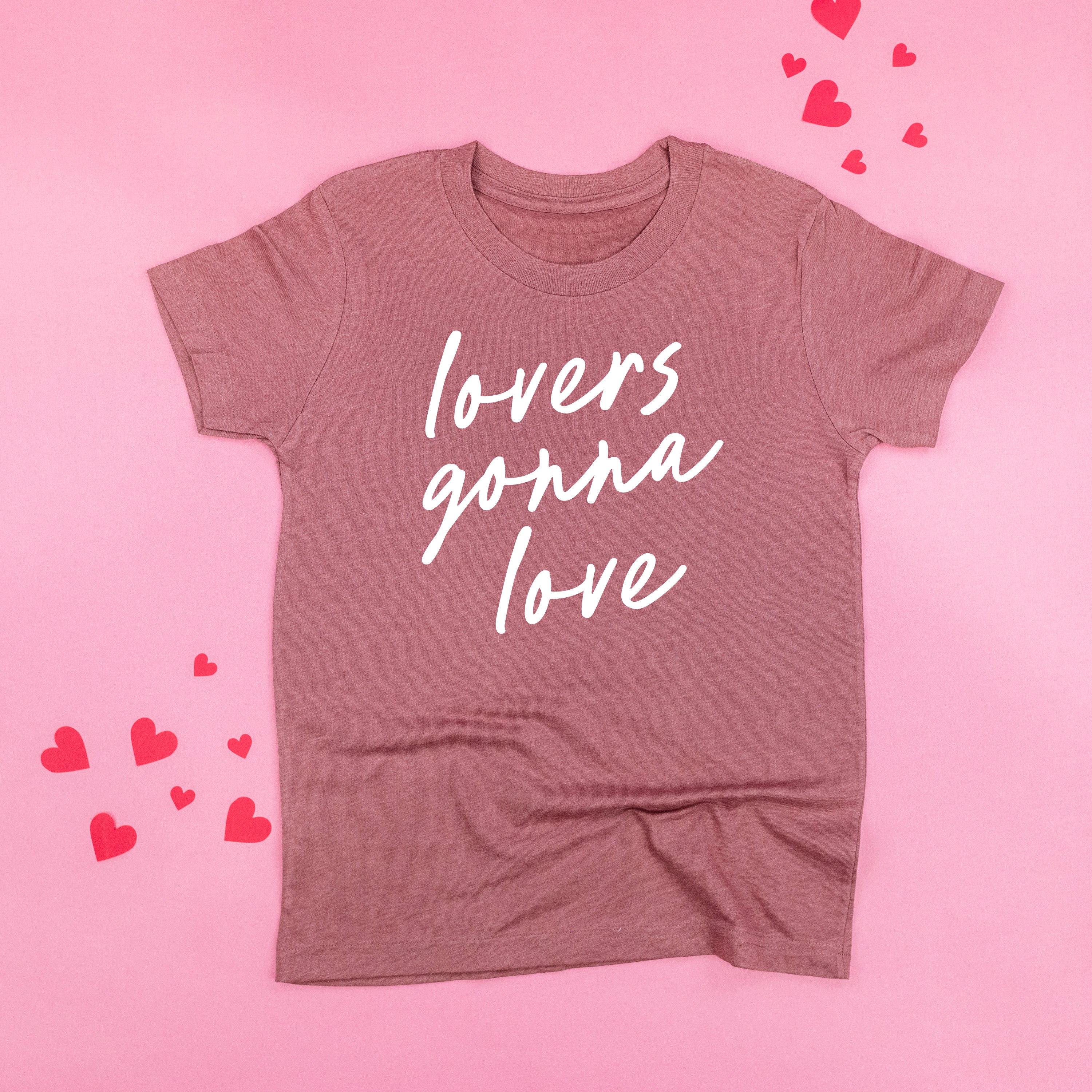Lovers Gonna Love - Cursive - Child Tee Little Mama Shirt Shop