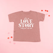 It's A Love Story Baby Just Say Yes - Child Tee Little Mama Shirt Shop